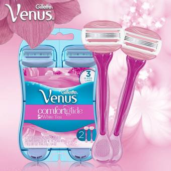 Dao cạo lông vùng kín_bikini cho nữ có đầu bơ gillette Venus comfortglide white tea venus spa 3 blades