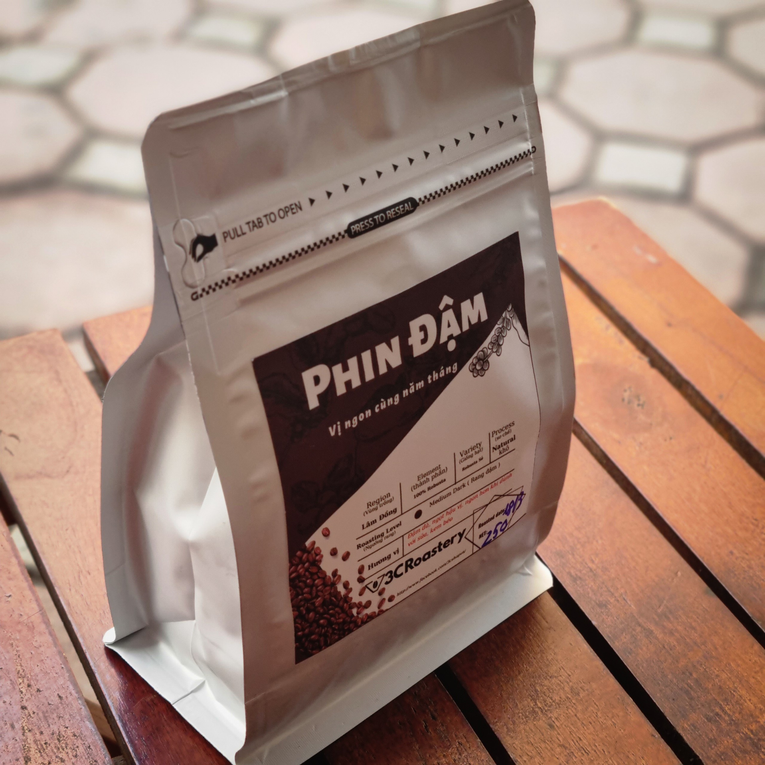 Phin đậm - cà phê robusta pha phin rang xay nguyên chất đậm đà - 3c roastery