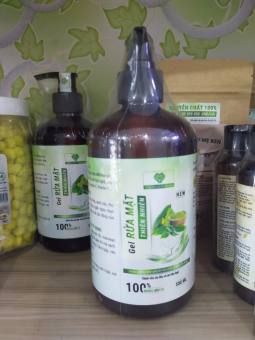 Gel rửa mặt trà xanh khổ qua Mẹ Ken-Chai 500ml-Thích hợp da nhậy cảm, da mụn, da nhờn da hỗn hợp và da thường