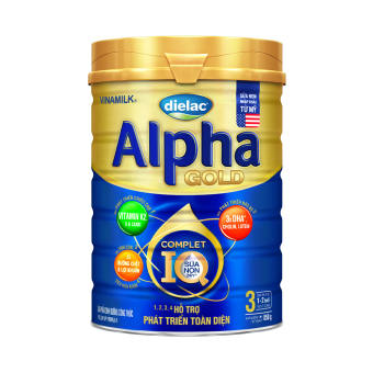 Sữa bột Vinamilk Dielac Alpha Gold 3 sữa non 850g
