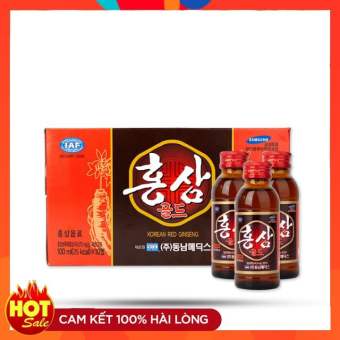Nước Uống Hồng Sâm Gold Hàn Quốc (100mlx10 chai)