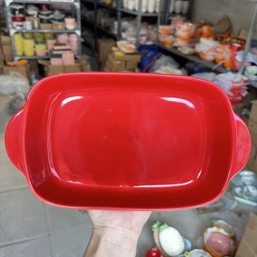 Set Bát Đĩa Chén Dĩa Sứ 🍓Màu Đỏ🍓 Bát Ăn Cơm, Tô Sứ Decor Dễ Thương