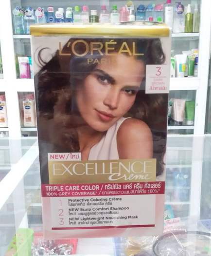 Thuốc Nhuộm Tóc Loreal Paris Excellence Cream #Nâu Đen