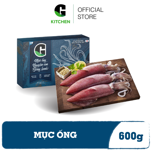 Mực Ống Nguyên Con G Kitchen 600g