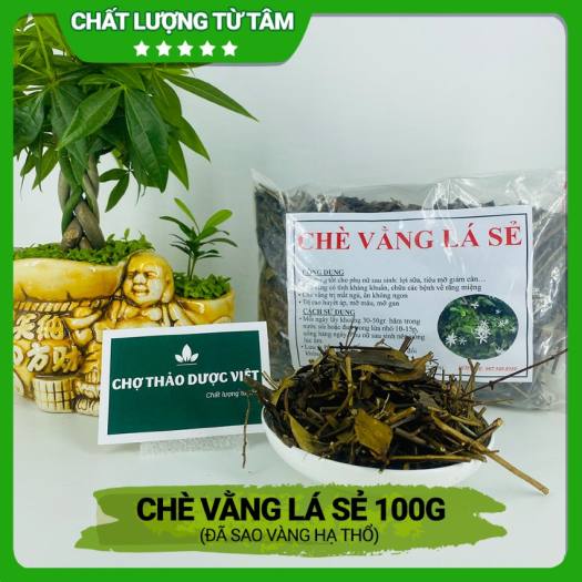 Trà Vằng Sẻ Khô Thơm Sạch Đã Sao Vàng Hạ Thổ 100g Giúp Lợi Sữa Cho Phụ Nữ Sau Sinh