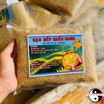 Gạo nếp Khẩu Hang thượng hạng, đặc sản Tú Lệ - Yên Bái (túi 1kg). Đặc sản Tây Bắc gao nếp Tú Lệ, gạo nếp nương Điện Biên