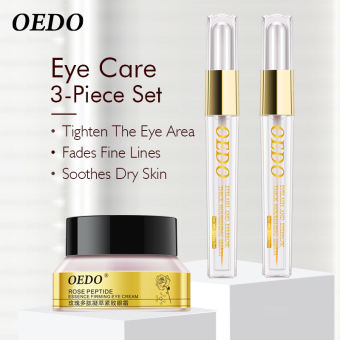 OEDO Rose and Peptide Eye Cream Dưỡng ẩm chăm sóc da mắt Xóa quầng thâm Chống bọng mắt Chống lão hóa Uốn cong Lông mi Tăng trưởng Serum Dưỡng mắt Eyebrows Enhancer Chăm sóc mắt