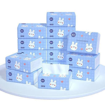 GIẤY THỎ THÙNG 40 GÓI GIẤY ĂN RÚT HÌNH THỎ ( Săn hàng )