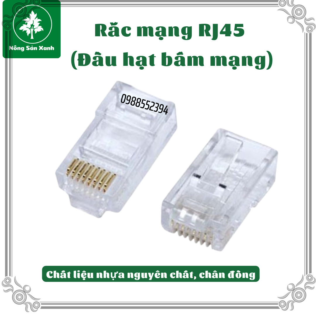 Hạt Mạng RJ45, Đầu Bấm Mạng,Jack Cắm Mạng