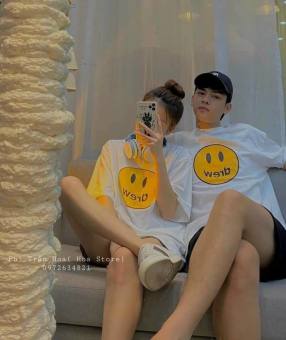 ÁO THUN NỮ MẶT CƯỜI CỰC XINH THỜI TRANG GENZ CHO CÁC CẶP ĐÔI MỚI NHẤT HIỆN NAY