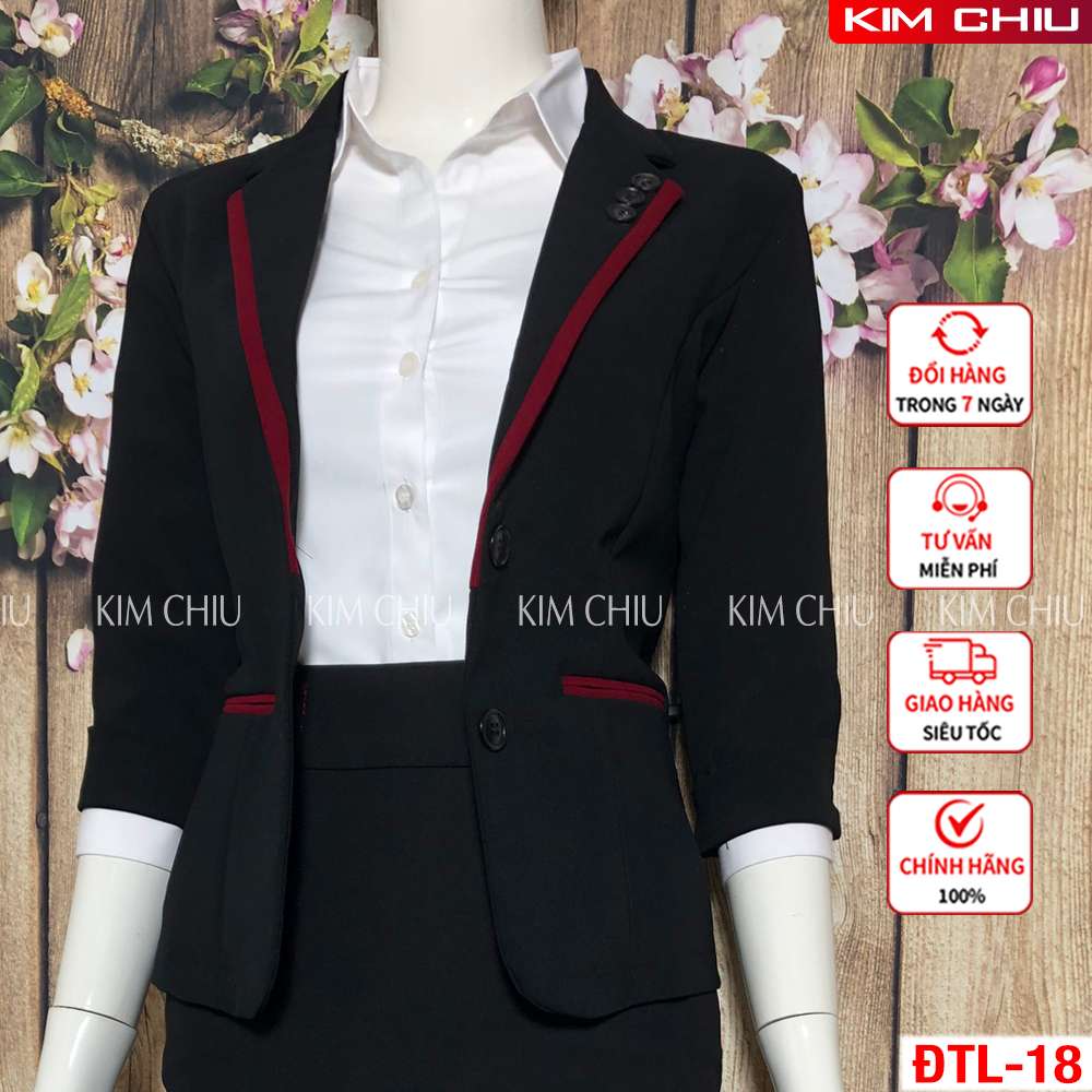Áo Vest Nữ Công Sở Cao Cấp Kim Chiu Vải Tuyết Mưa, Tay Lỡ Form Đẹp Từng Đường Kim Mũi Chỉ. ĐỔI TRẢ THOẢI MÁI VTL-18