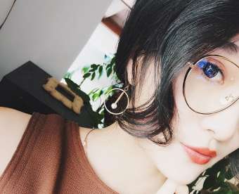 Bông tai họa tiết hình tròn hạt trang trí BT20