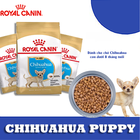 Thức Ăn Cho Chó Con Royal Canin Chihuahua Puppy thức ăn hạt cho chó| thức ăn chó| hạt cho chó| đô ăn cho chó| thức ăn vặt cho chó| thức ăn cho chó| snack cho chó| thức ăn chó con| hạt cho chó con| cám chó| thức ăn cho chó