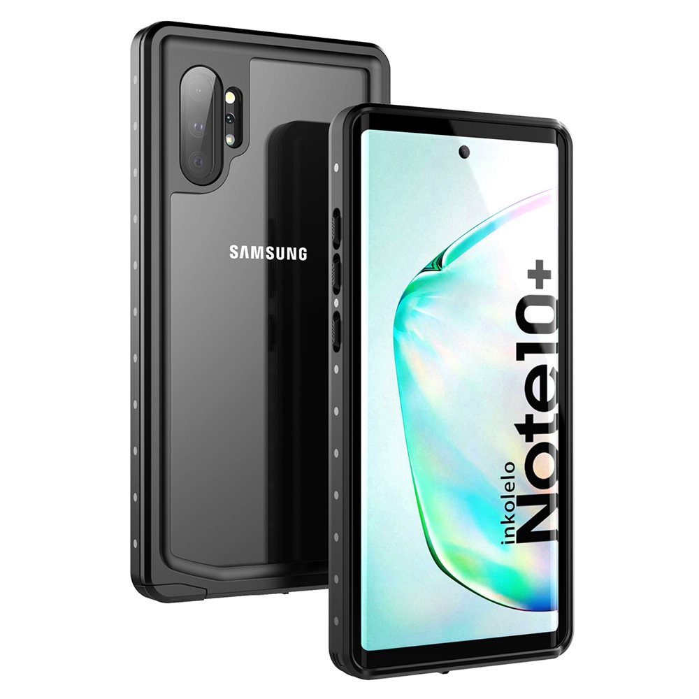 Inkolelo ốp chống nước cho samsung galaxy note 10 + 5g/ 10 plus ốp nhám chống sốc bảo vệ toàn thân hạng nặng cho samsung galaxy note 10 + 5g/ 10 plus