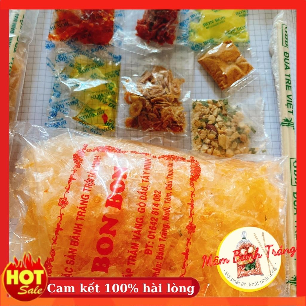 Bánh tráng trộn tôm ngũ vị bánh tráng phơi sương Tây Ninh - 04100085