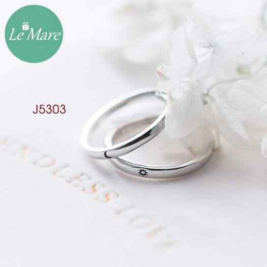 Nhẫn đôi bạc thời trang Le'mare Jewelry J5303