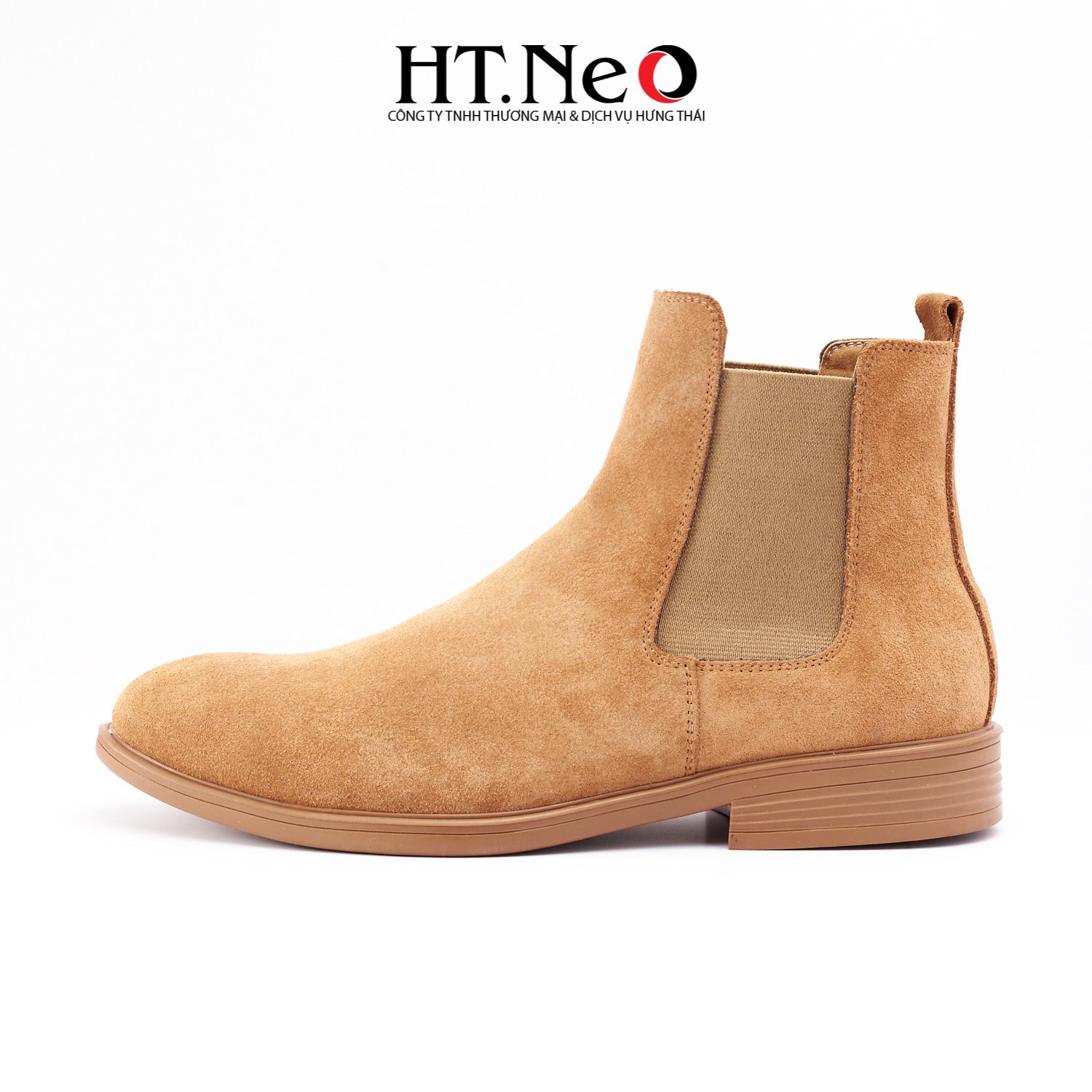 Bốt chelseaboot cổ lửng da lộn thời trang HT.NeO phong cách phóng khoáng dn36