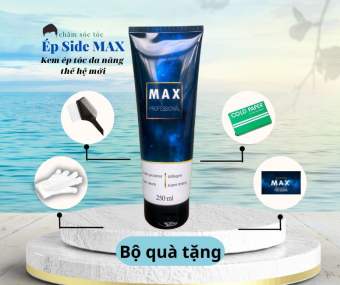 Combo Kem Ép Side Tóc Mai Cho Nam MAX Tặng Kèm Bộ Dụng Cụ Làm Tóc