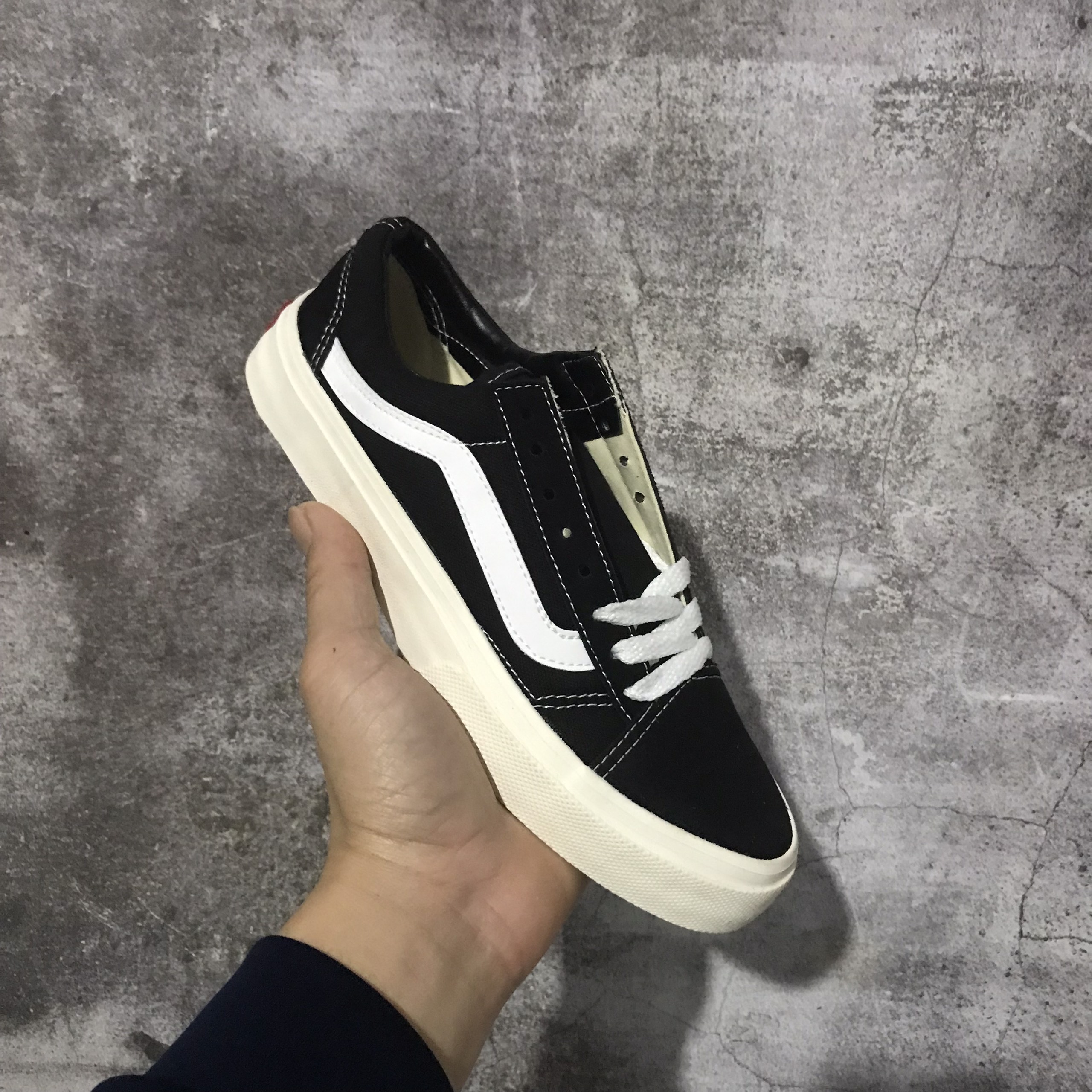 Giày Vans đen VAULT Hot trend, Giày thể thao sneaker Van Đen dành cho nam nữ