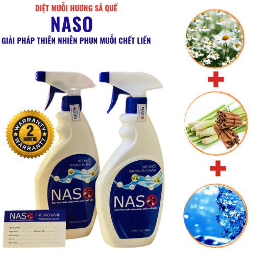 Xịt Muỗi Sả Quế NASO