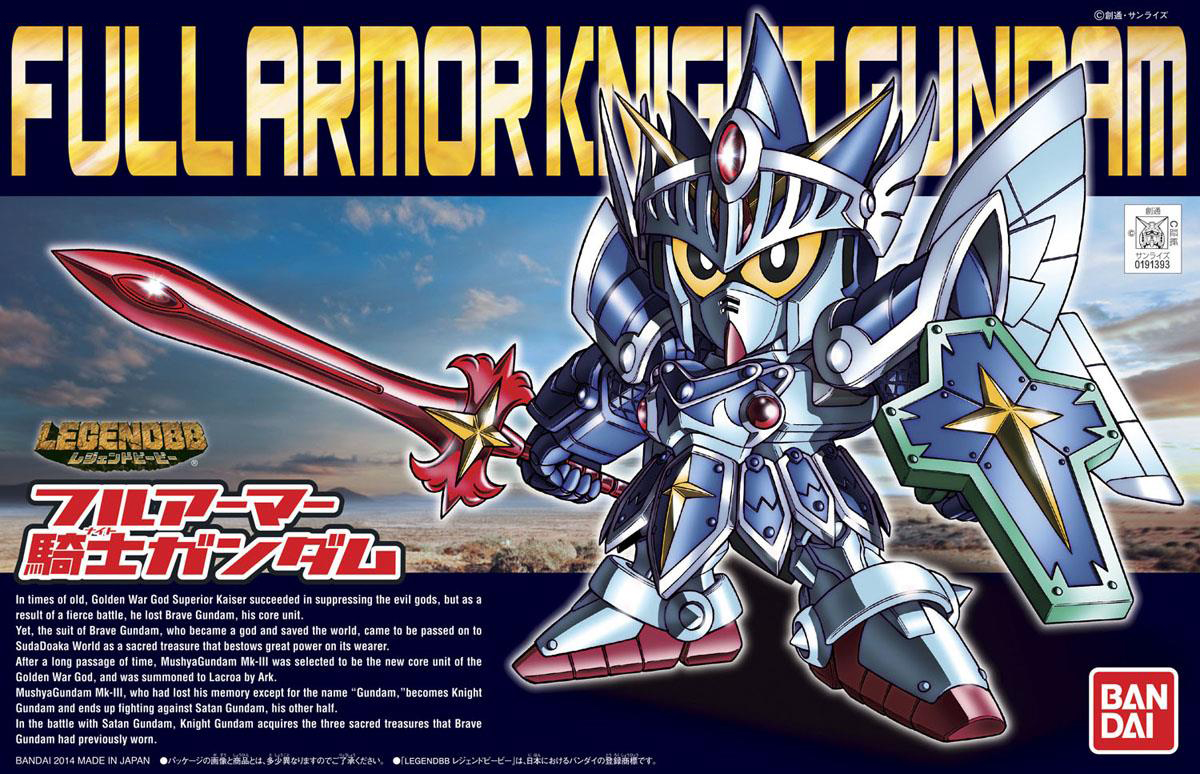 Mô hình gundam bandai sd bb 393 full armor knight gundam