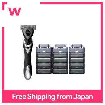 Dao cạo an toàn lông f hệ thống Samurai cạnh chủ với cánh dự phòng 1 bộ + 13 miếng