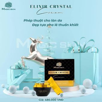Kem Dưỡng Da cấp ẩm NGỌC TRAI ĐEN Magicskin ELIXIR CRYSTAL CREAM [CHÍNH HÃNG] Cấp ẩm Dưỡng Trắng Ngăn Ngừa Lão Hóa