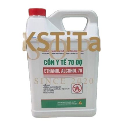 5lit Nước sát khuẩn YTE 70 độ| 5 lit| hàng cty| dùng sát trùng sát khuẩn diệt khuẩn| tặng kèm vỏ bình xịt| cồn y tế 70 độ