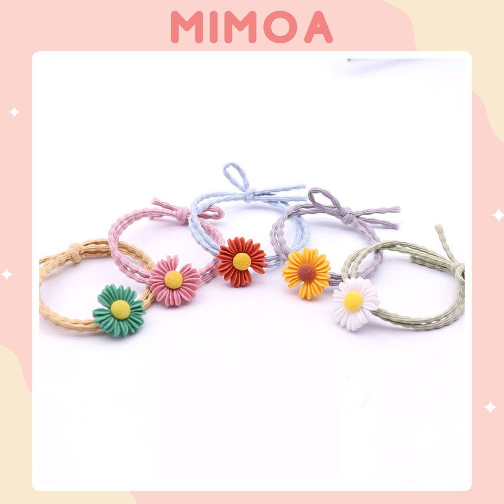 Dây cột tóc hoa cúc Daisies xinh