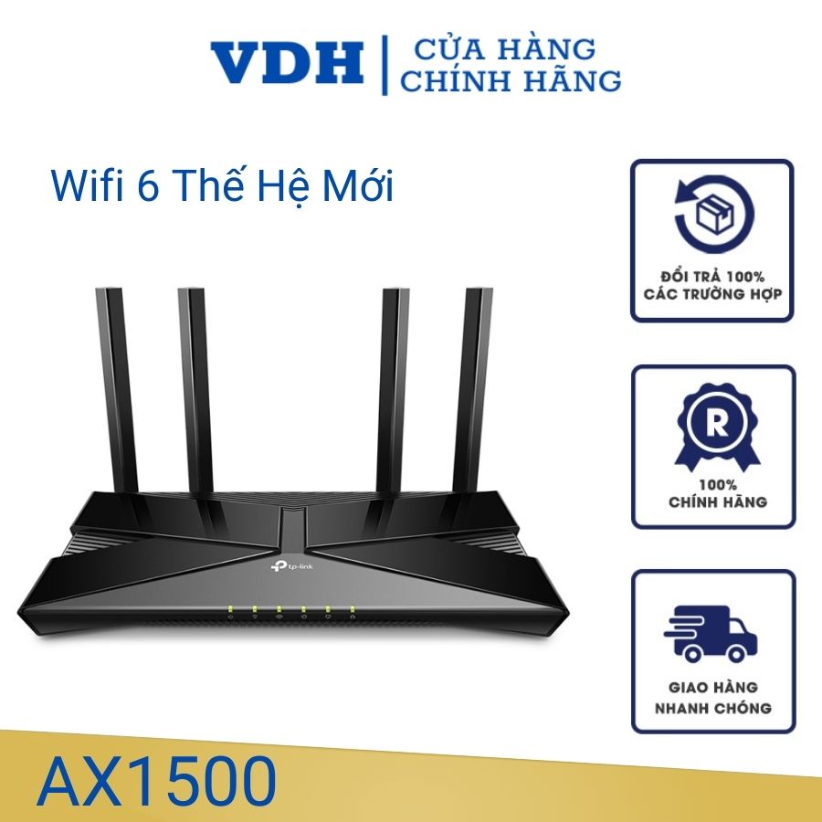 Bộ phát wifi TP-Link Archer AX10, router wifi 6 Chuẩn AX 1500Mpbs - Hàng chính hãng