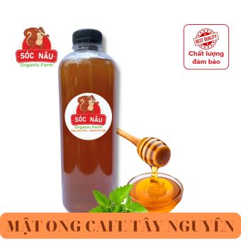 Mật Ong Tây Nguyên Đắc Lắc Hoa Cà Phê Đắc Lắc Nguyên Chất 1 lít - Sóc Nâu Tây Nguyên, phù hợp cho mọi lứa tuổi