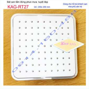 Bát sen tắm đứng KAG-RT27, đầu sen cây phun mưa tia nước đều mạnh thiết kế sang trọng lắp cho mọi sen tắm đứng