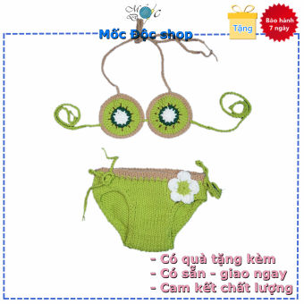 Bikini len trái kiwi cho bé gái 3-20 kg