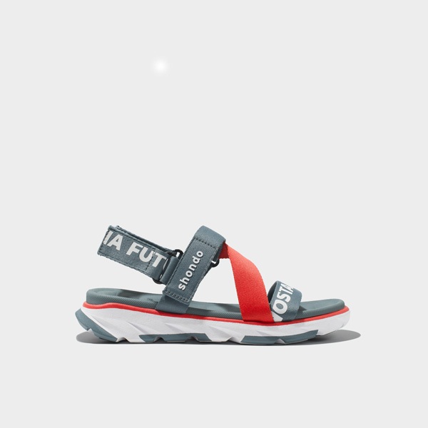 Sandal Shondo F6S sport future xám đỏ F6S0026