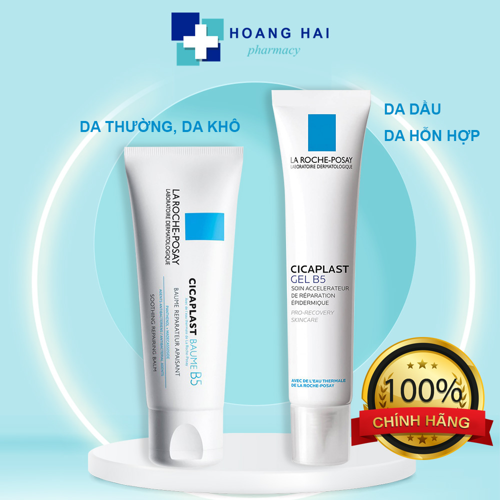 Kem dưỡng ẩm phục hồi da B5 LA ROCHE POSAY Cicaplast Baume B5 Cream - Cicaplast Gel B5 Laroche Posay Tái Tạo Da, Mờ Sẹo 40ml