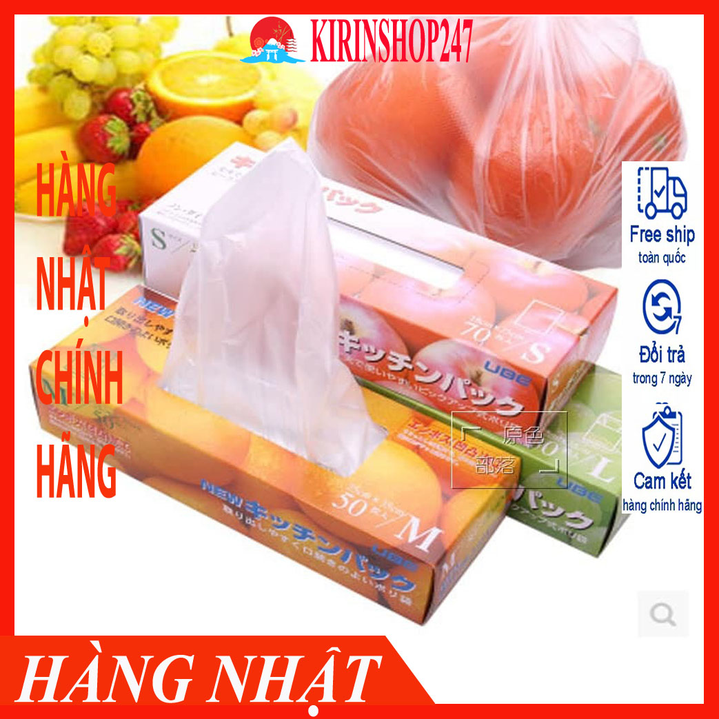 Set 30, 50 túi ny lông bảo quản thực phẩm Hàng Nhật
