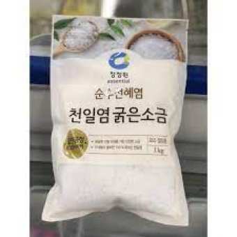 Muối Biển Mặt Trời Hạt To Daesang Hàn Quốc Gói 1Kg