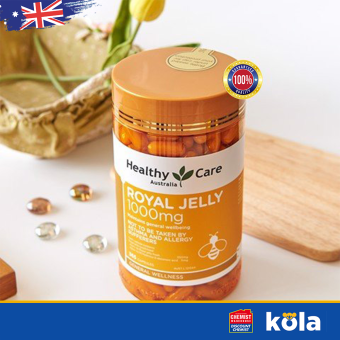 Viên uống sữa ong chúa Healthy Care Royal Jelly 1000 365 viên