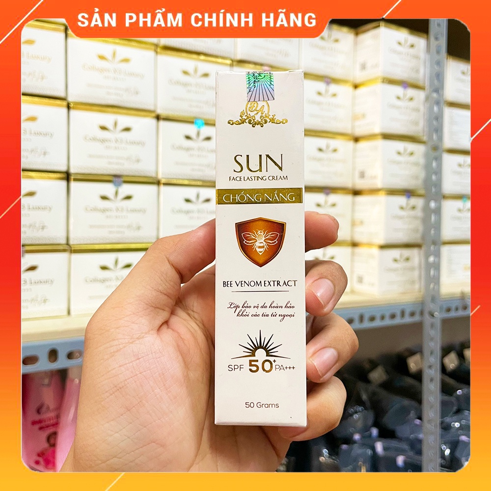 Kem chống nắng chiết xuất nọc ong collagen X3 Đông Anh - Kem chống nắng X3 Đông Anh chính hãng - Chống nắng nọc ong X3 50gr