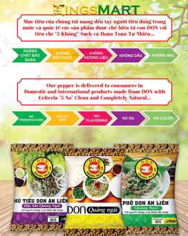 Combo 10 Gói Don Ăn Liền/Phở Ăn Liền/Hủ Tiếu Ăn Liền 65gr - Đặc Sản Quảng Ngãi