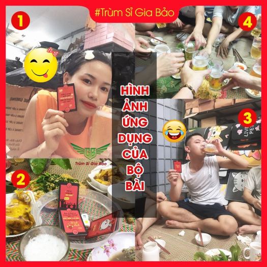 ✱☒ Bộ bài thử thách 60 lá board game bản đặc biệt bài drinking game dành cho team chuếnh choáng thích nốc out