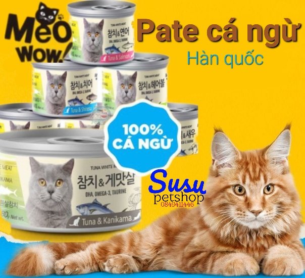 Pate meowow cá ngừ cho mèo - hộp 80gr