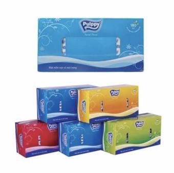 Khăn Giấy Lụa Pulppy 1 Hộp / 180 Tờ - Nhơn Phát