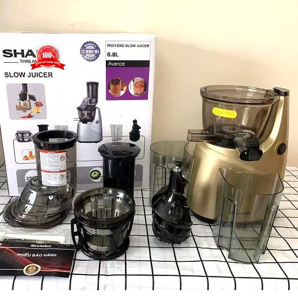 Phụ kiện máy ép chậm sharp thái lan ks 689 hàng bóc máy