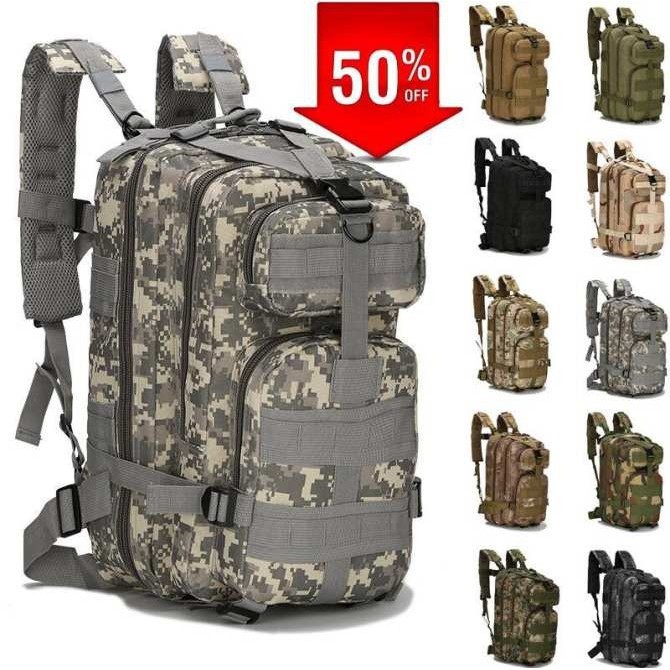 Balo chiến thuật 3P 4P , Balo du lịch phượt thời trang lính cao cấp 30-40L