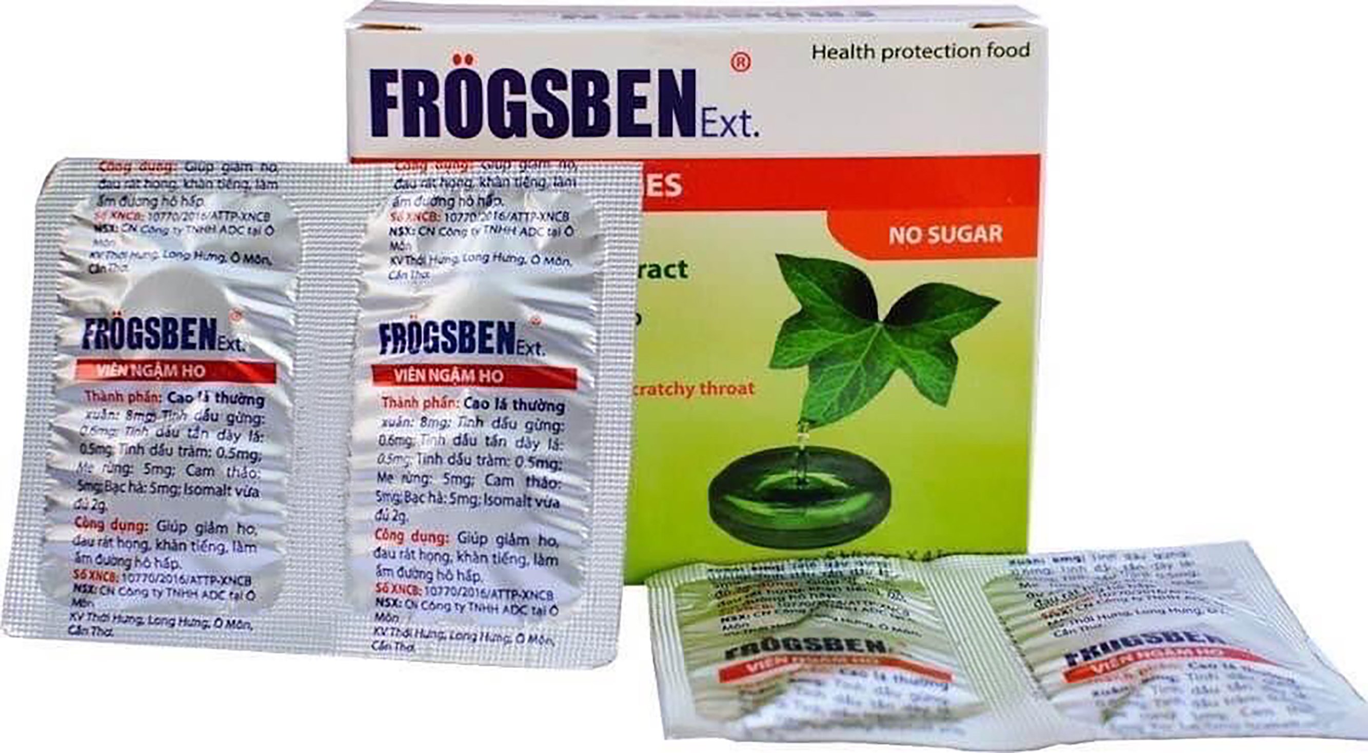 Viên ngậm ho Frogsben
