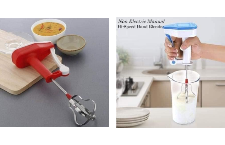 Apex Hand Mixer Non-electric Blender With Finger Exercise Speed Best  Quality new
