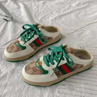 Gucci Giày Lười Nữ Thời Trang Thường Ngày Có Quai Kéo Nửa Mới Baotou 2021