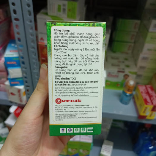 Cao An Phế Nam Dược lọ 100ml