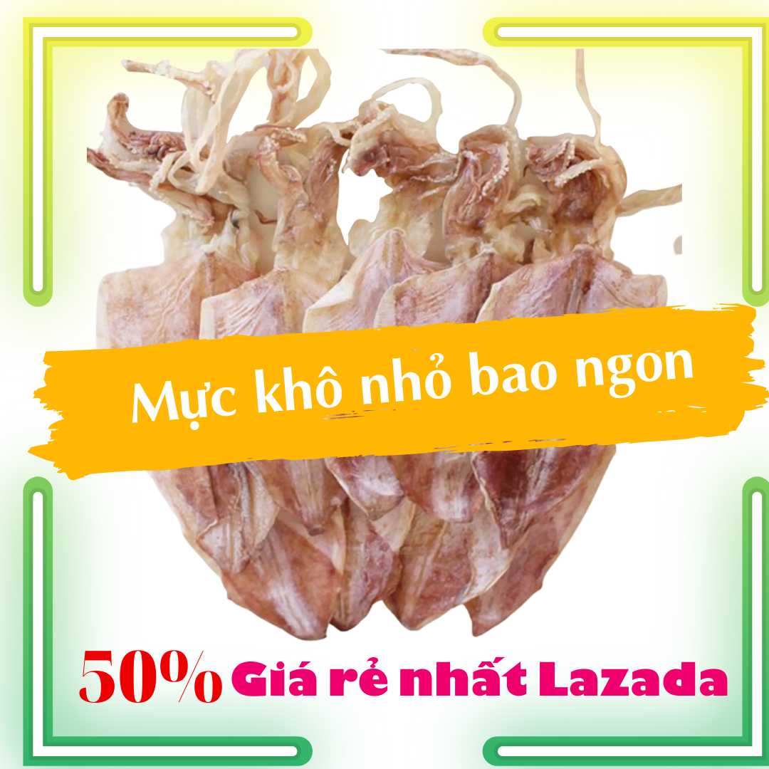 Mực khô sốt cà chua, Gia kho muc - Mực câu khô nhỏ loại 1 , Thơm, ngọt tự nhiên (Size 80-100c/kg)- 1kg, 500G, 100G